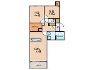 El Condominio Horiの物件間取画像